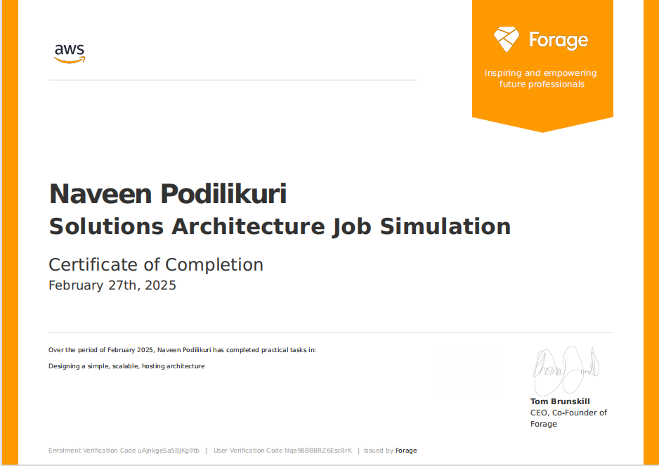 AWS Certificate