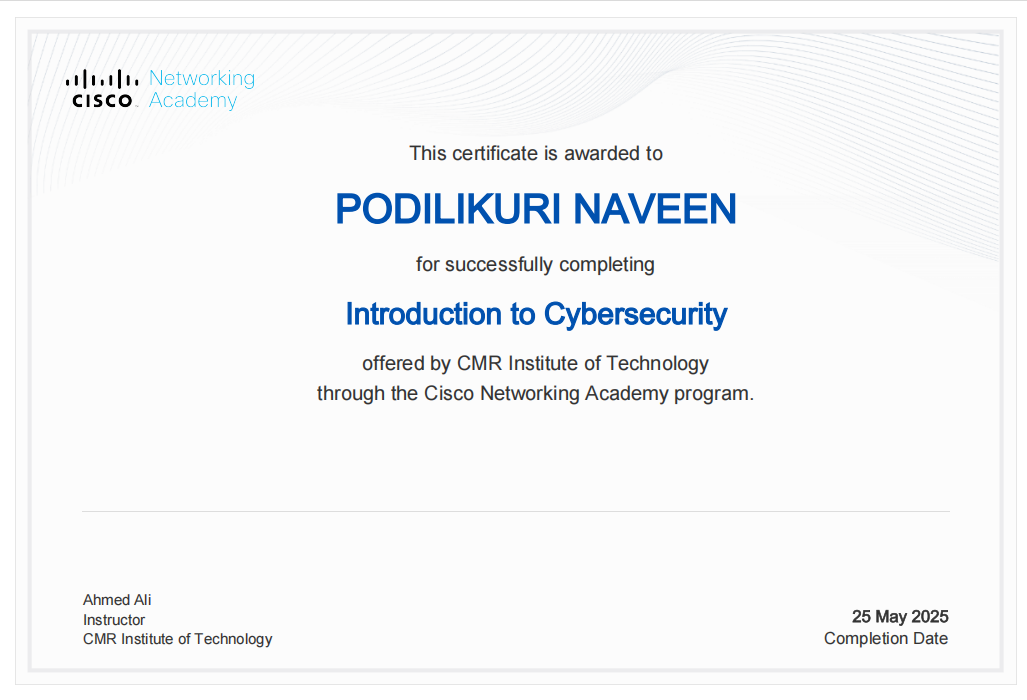 Cisco Certificate